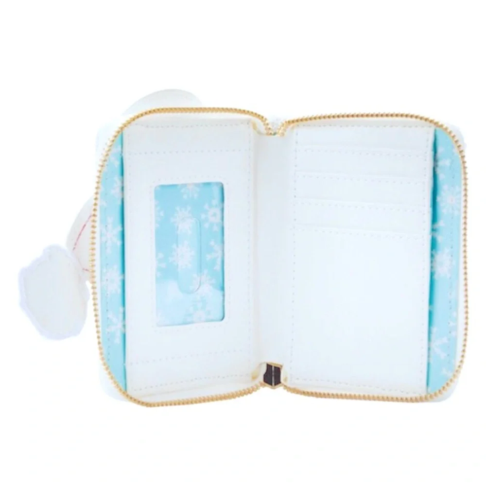 Mickey Mouse Sequin Snowman Zip Around Wallet - Picture 2 of 4